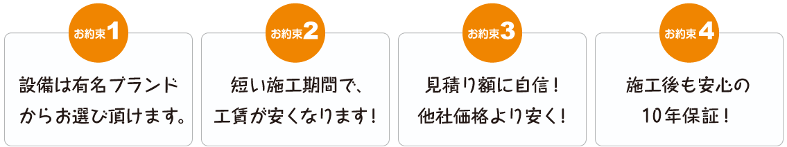 あんたに頼んでよかった！４項目